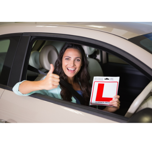 Learner drivers in a lesson